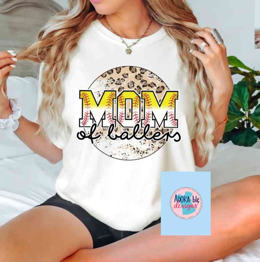 Mom of Ballers - Softball & Baseball