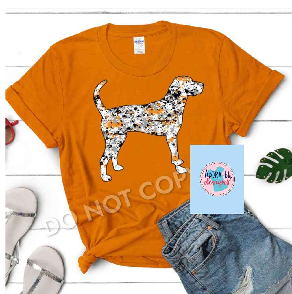 Paint Splatter Dog