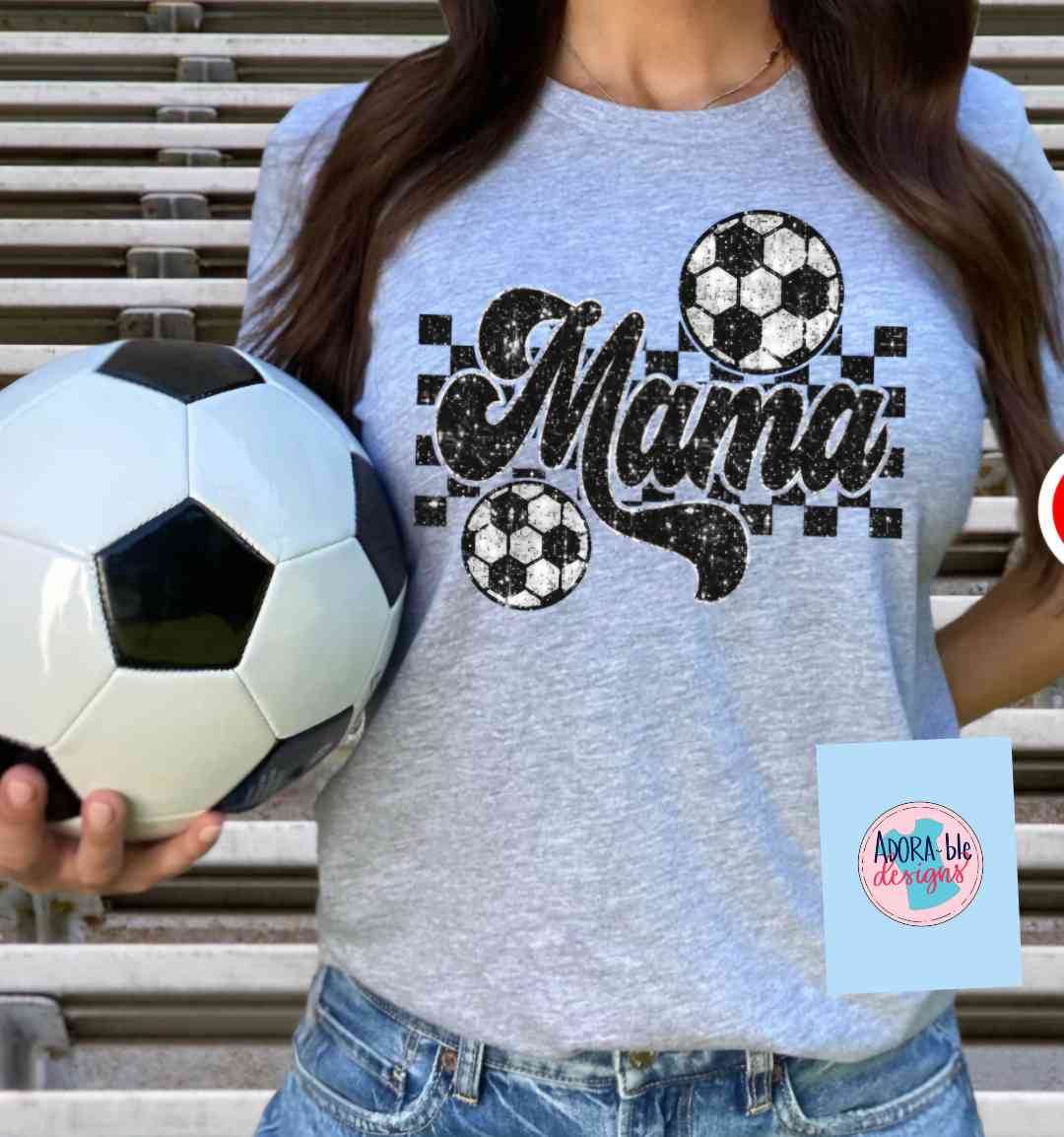 Soccer Mama Faux Glitter