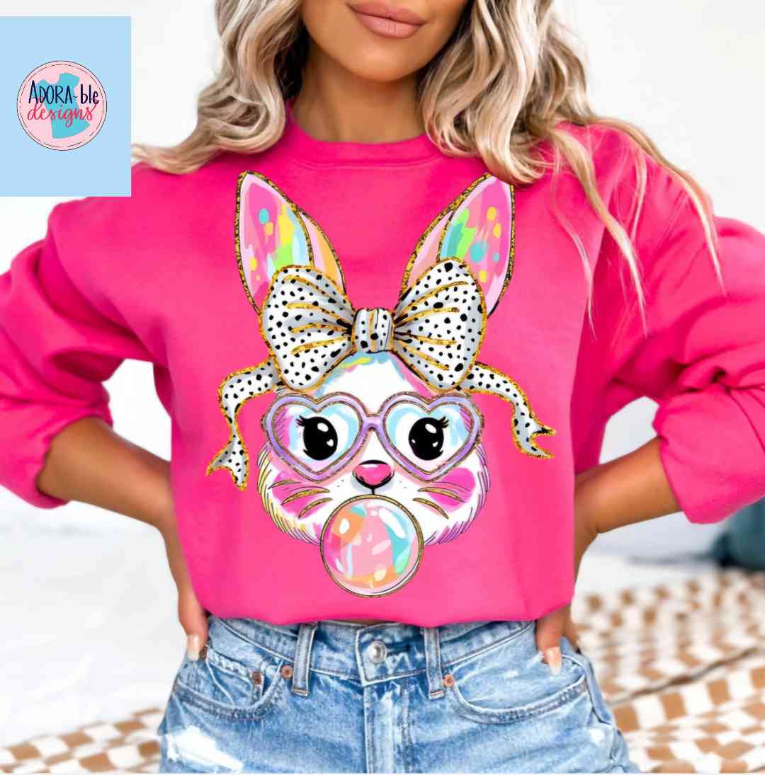 Bunny Polka Bow