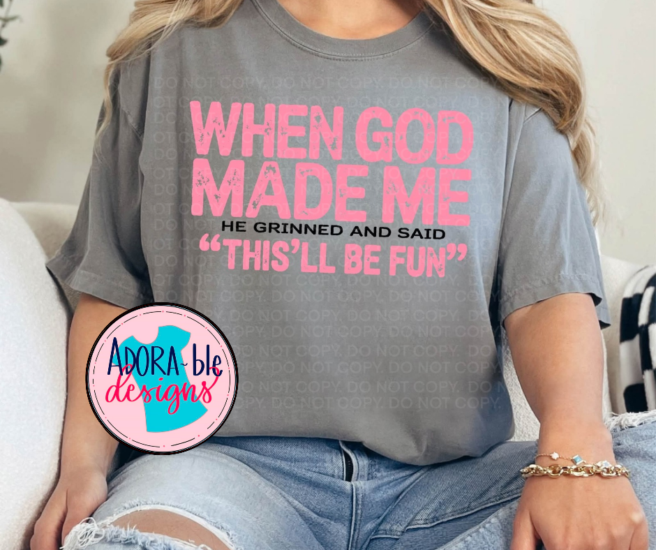 When God Made Me...
