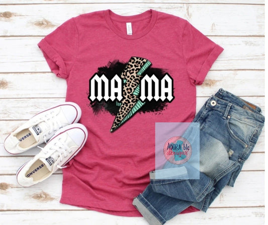Mama Leopard Lightning Bolt