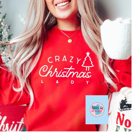 Crazy Christmas Lady