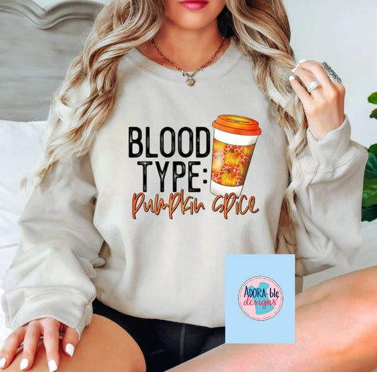 Blood Type: Pumpkin Spice