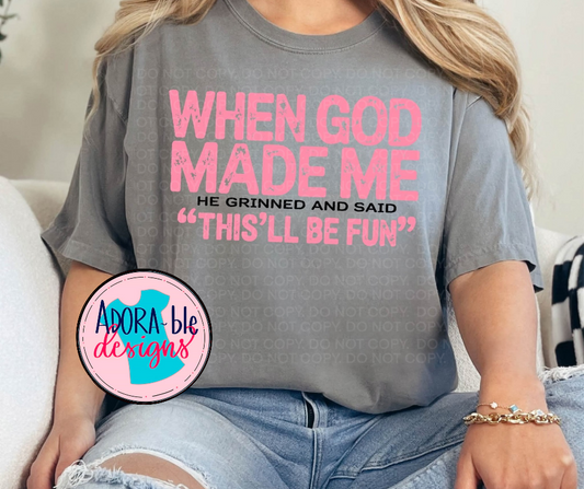 When God Made Me...
