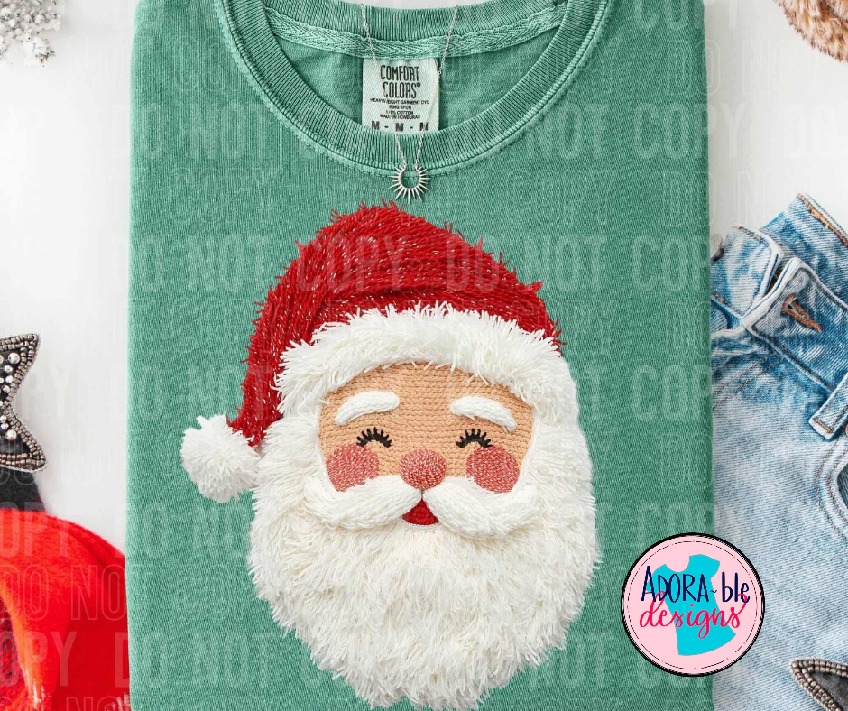 Fuzzy Santa – shopadorabledesigns