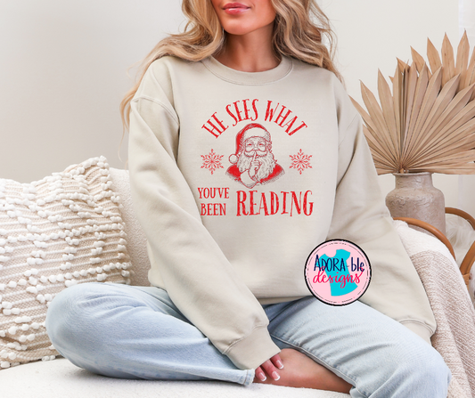 He Sees What You've Been Reading