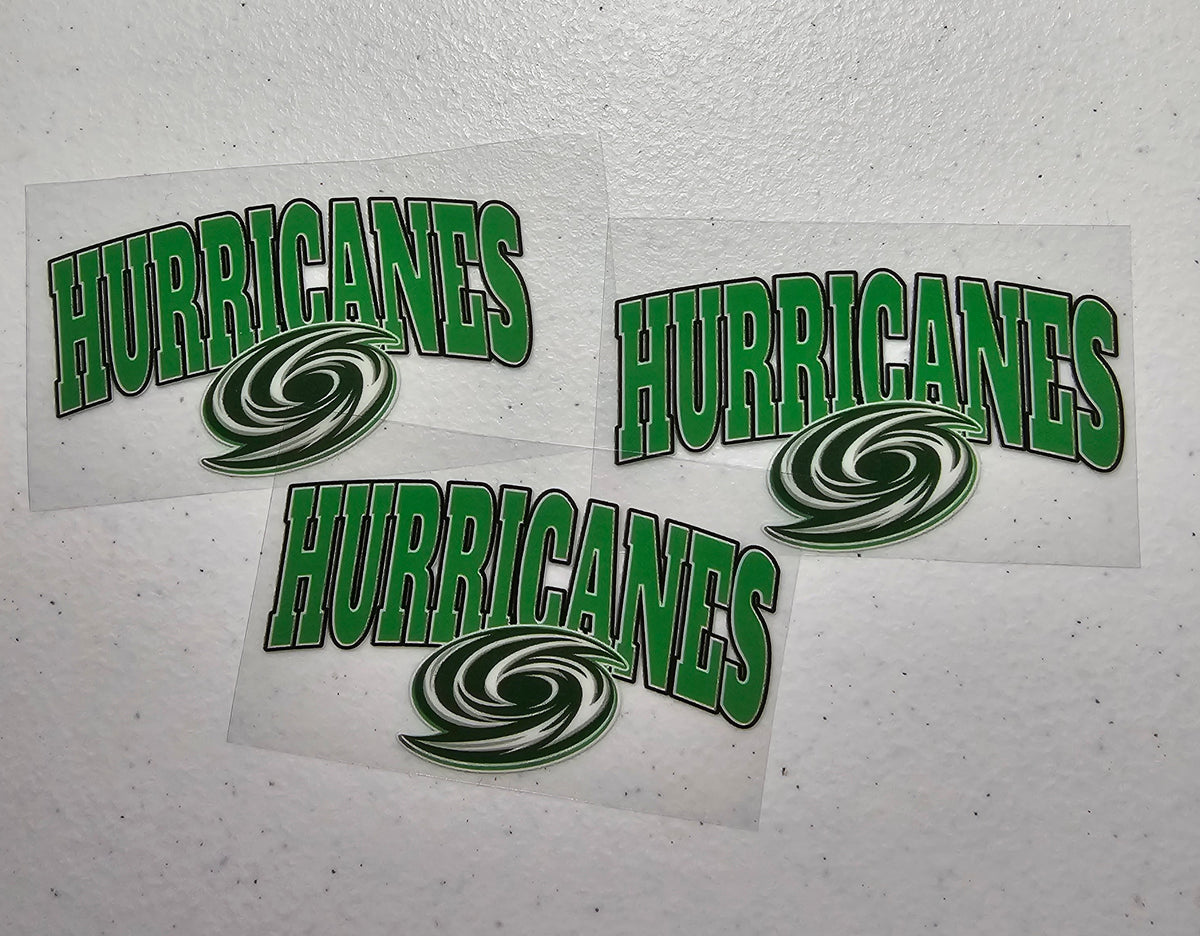 Hurricanes UVDTF Sticker