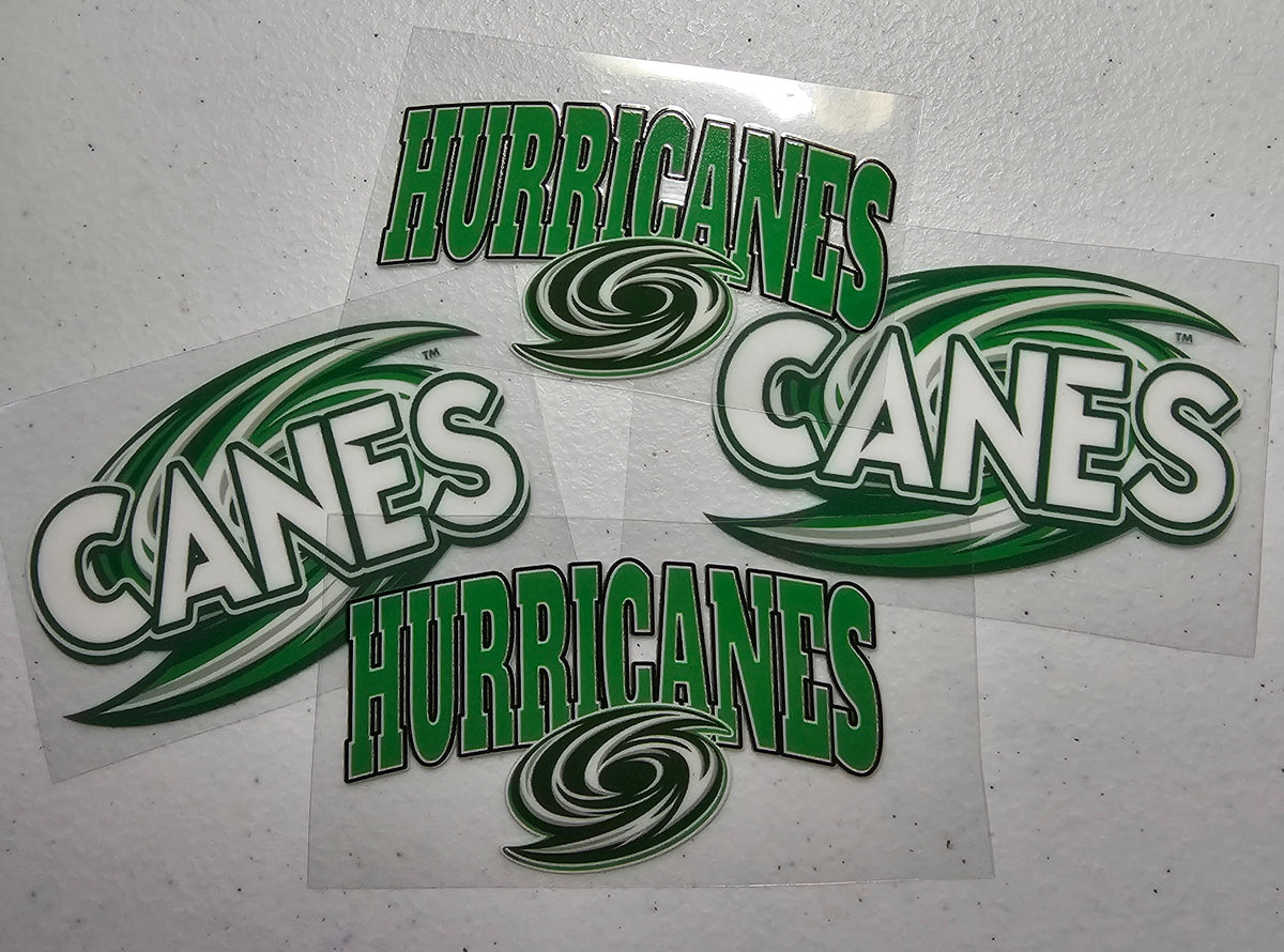 Hurricanes UVDTF Sticker