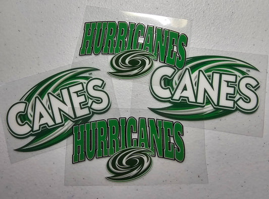 Hurricanes UVDTF Sticker