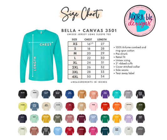 Bella Canvas Long Sleeve