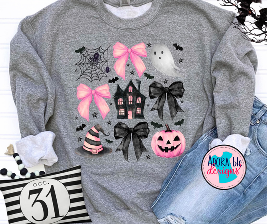 Haunted House Things Pink