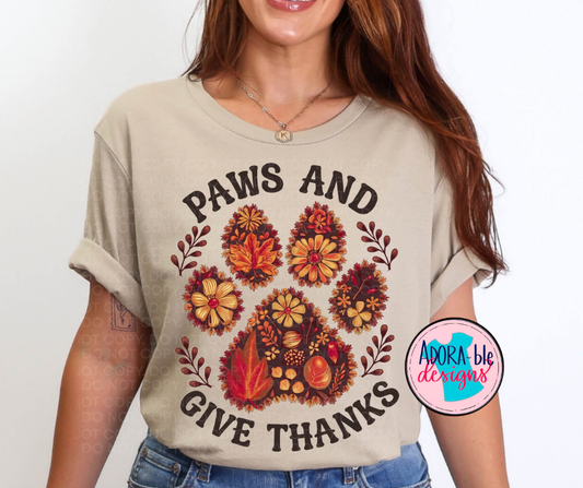 Paws & Give Thanks