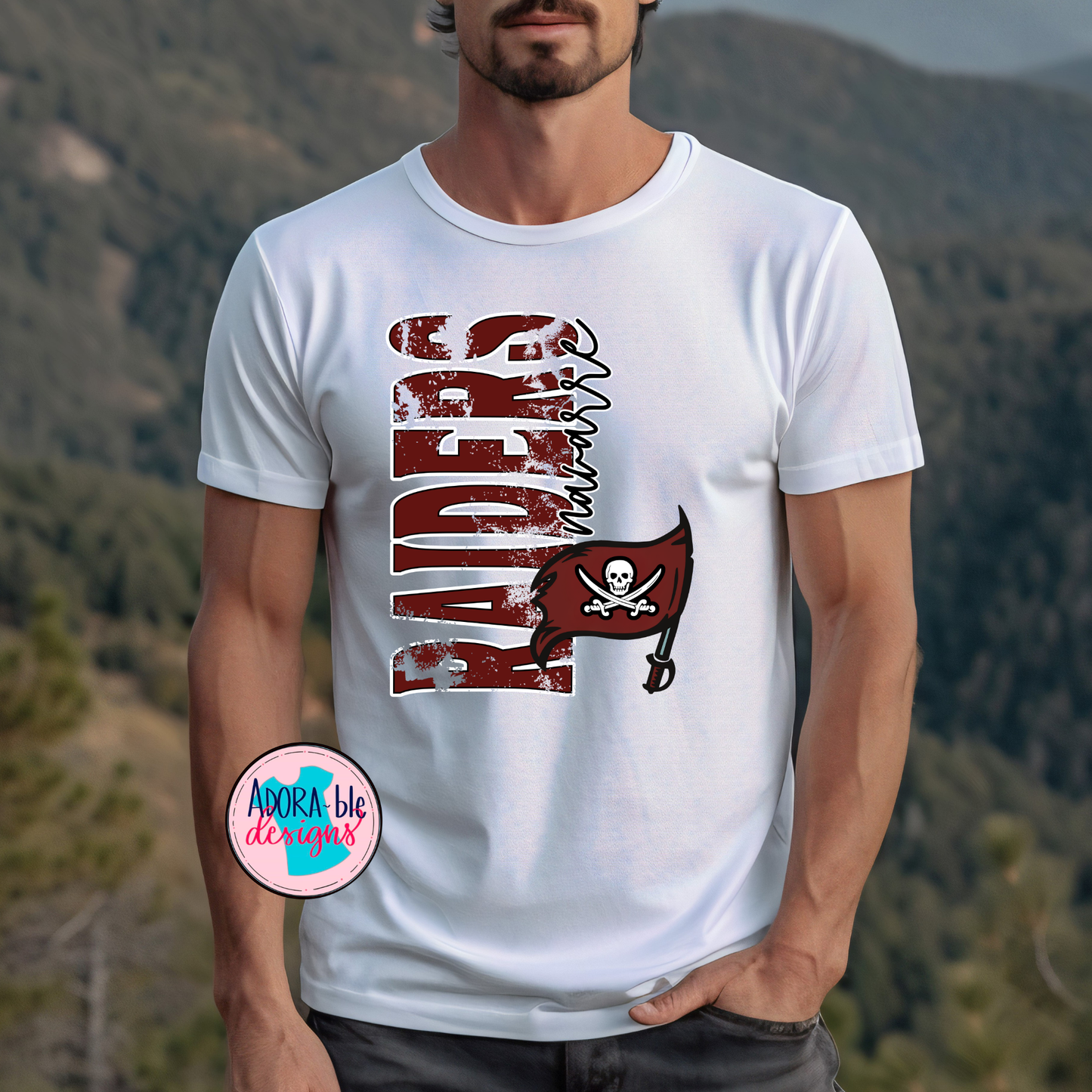 Navarre Raiders Vertical Logo