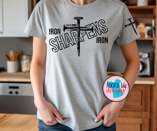 Iron Sharpens Iron Black Version