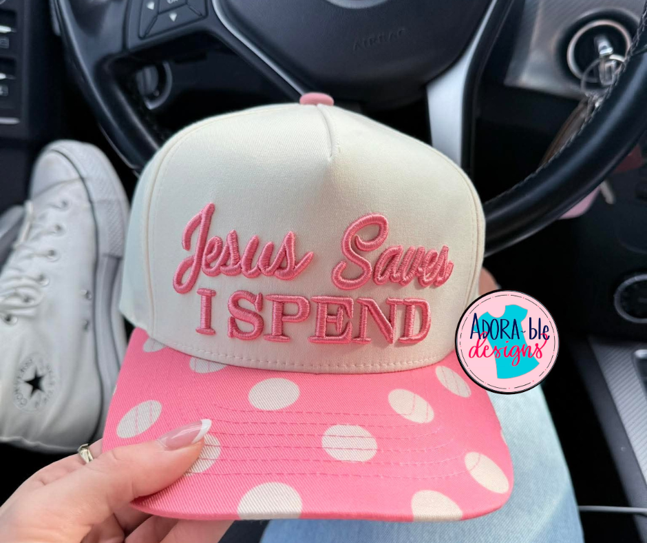 Jesus Saves I Spend Hat