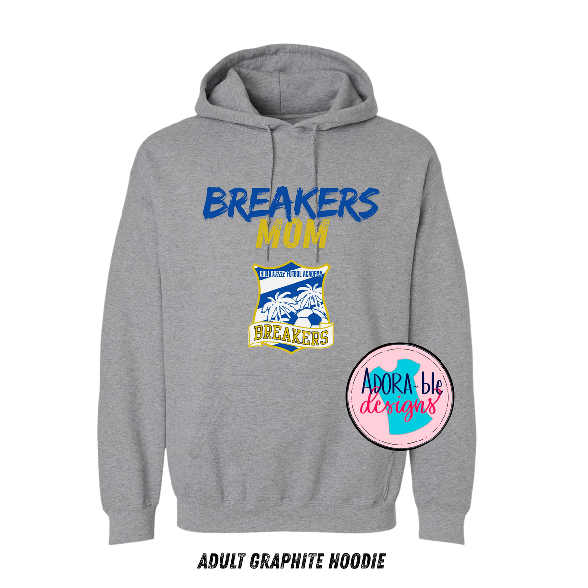 Breakers Mom Graphite Hoodie