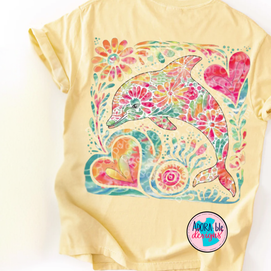 Floral Dolphin