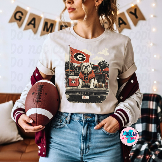 GA Dawgs tailgate