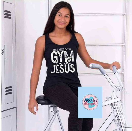 All I Need is the Gym & Jesus (white version)