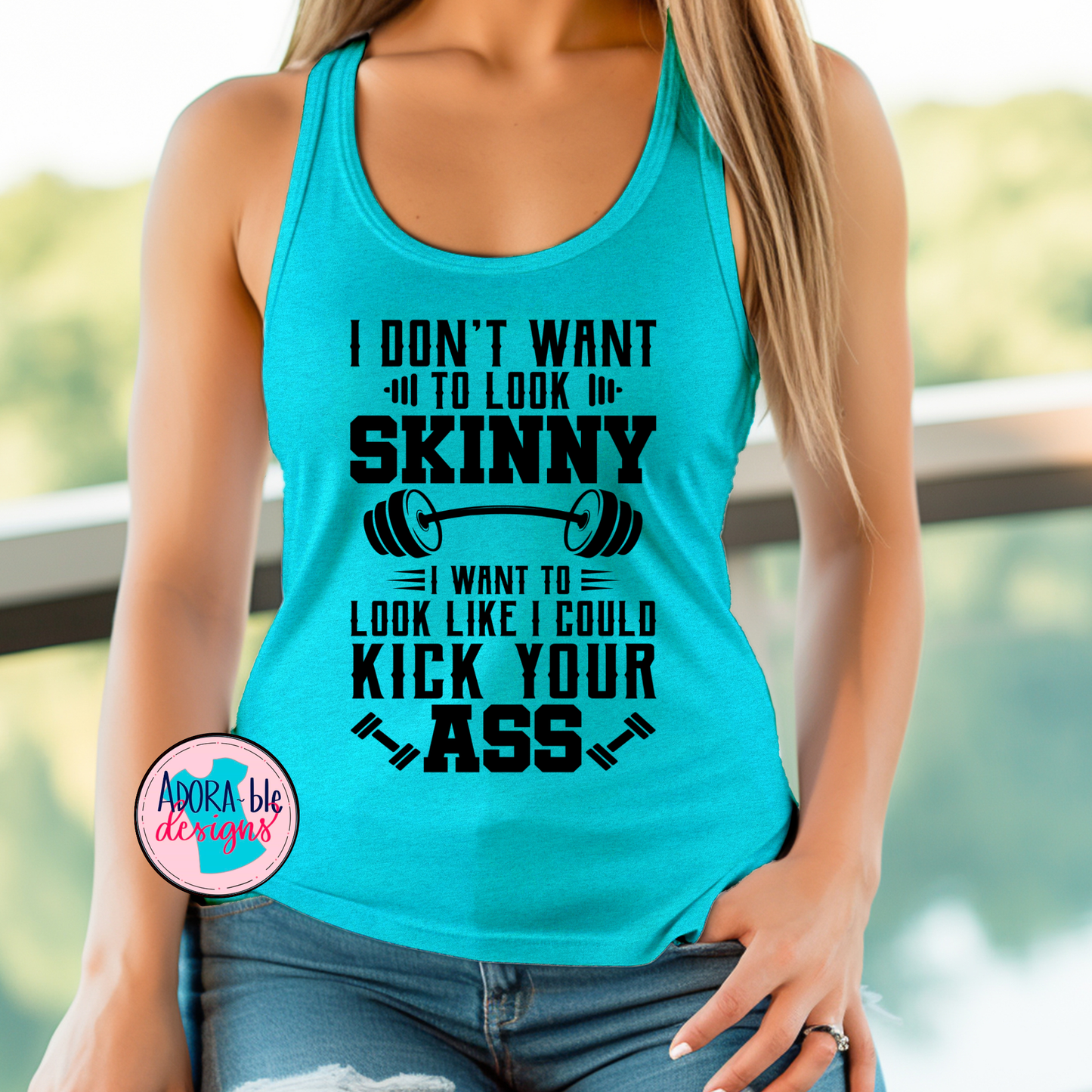 I Don't Want to Look Skinny- Black Version
