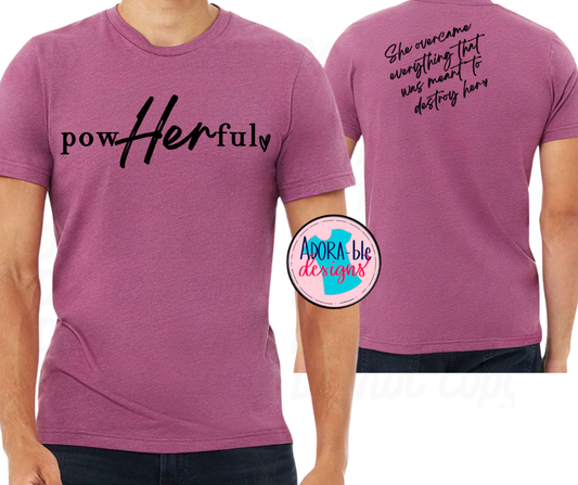 PowHERful front and back