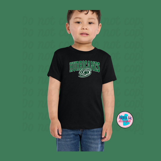 Toddler Black Hurricanes T-shirt