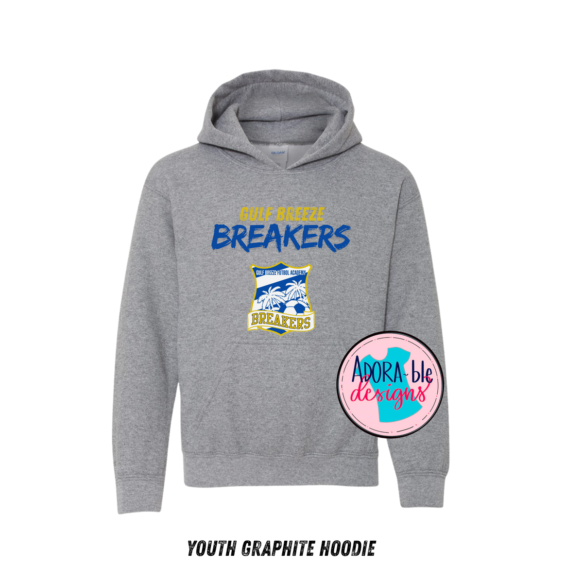 Youth Breakers Graphite Hoodie
